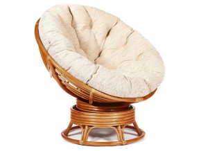 Кресло-качалка Papasan w 23/01 B с подушкой Cognac, ткань Старт в Муравленко - muravlenko.magazin-mebel74.ru | фото