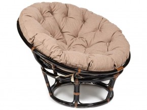 Кресло Papasan 23/01 W с подушкой Antique brown, экошерсть Коричневый в Муравленко - muravlenko.magazin-mebel74.ru | фото