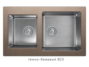 Мойка комбинированная Tolero twist TTS-840 Темно-бежевый 823 в Муравленко - muravlenko.magazin-mebel74.ru | фото