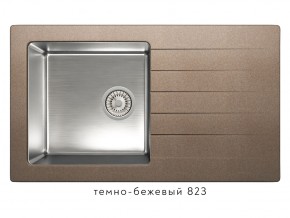 Мойка комбинированная Tolero twist TTS-860 Темно-бежевый 82 в Муравленко - muravlenko.magazin-mebel74.ru | фото