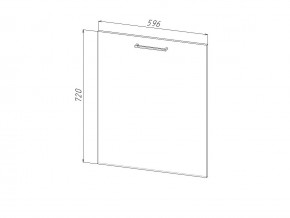 П 60 Комплект для посудомоечной машины 600 мм (цоколь + фасад) ЛДСП в Муравленко - muravlenko.magazin-mebel74.ru | фото